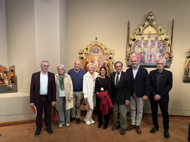 El MEV presenta la cuarta cumbrera del retablo de San Vicente de Pere Vall